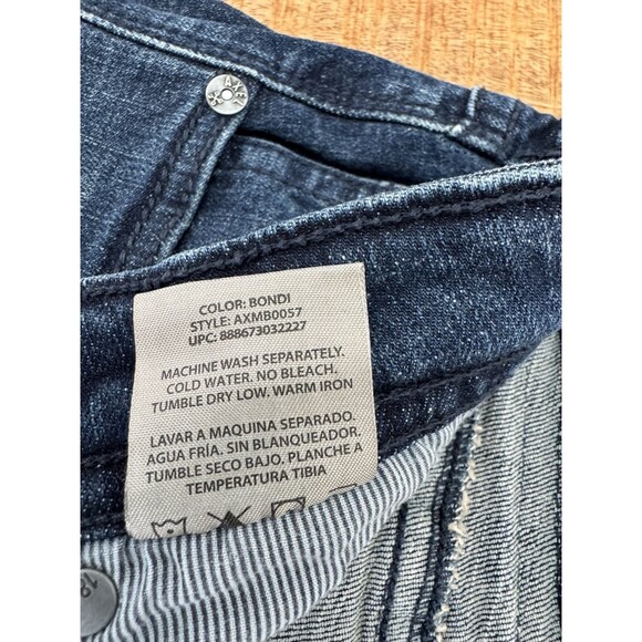 TK Axel Men’s Slim Boot Cut Jeans Dark Wash Pockets  Mid Rise Size 34x30 - Picture 8 of 12